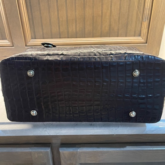 BRAHMIN MEDIUM SHOULDER BAG IN DARK BROWN - Picture 7 of 11